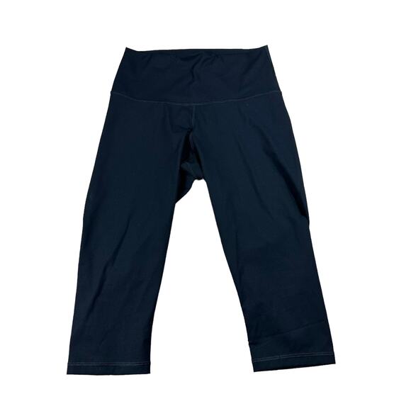 EVERLANE The Perform Legging Capri Medium NWOT Workout Gym Black Yoga Active - Picture 1 of 5